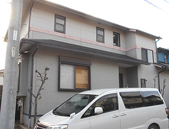 愛知県犬山市Ｉ様_外壁屋根塗装工事_施工前外観画像