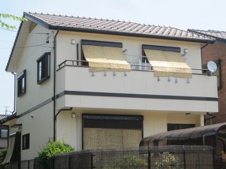 春日井市Ｈ様邸 外壁塗り替え工事 施工後 外観画像